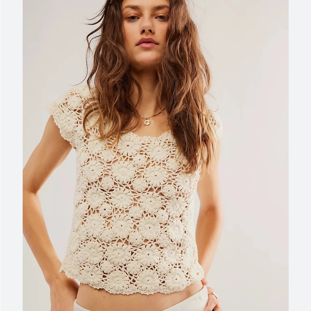 We the free Alicia crochet top